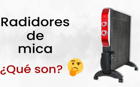 Radiadores de mica: ¿Qué son? Un calentador eléctrico con panel de mica, ideal para calentar espacios.