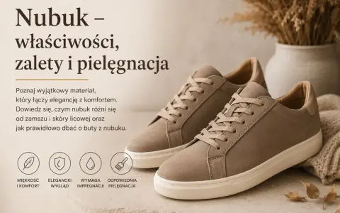 Eleganckie buty z nubuku. Dowiedz się, czy nubuk można pastować i jak o niego dbać, by zachował miękkość i wygląd.