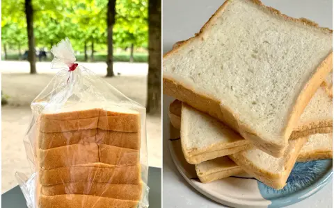 Tranches de pain de mie emballées et empilées. Une image qui donne envie de savoir comment faire un bon pain.