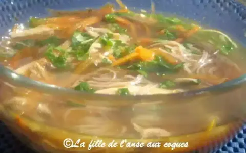 Soupe de vermicelles : recette facile et réconfortante