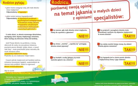 Rodzicu, porównaj swoją opinię o jąkaniu u dzieci z opiniami specjalistów. Czy pośpiech nasila jąkanie? TAK!!!