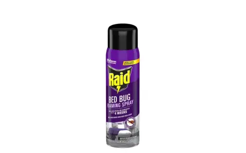 Spray Raid Bed Bug Foaming Spray para control plagas chinches. Elimina chinches y huevos hasta por 4 semanas.