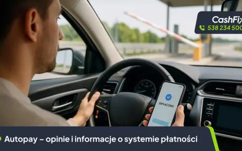 Autopay co to? Kierowca płaci telefonem przy bramkach. System płatności Autopay ułatwia przejazd.