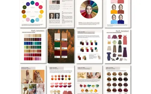 Dark Autumns! This guide shows your best colors, wardrobe, makeup, and hair. What season am I?