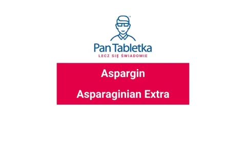 Logo Pan Tabletka. Aspargin wycofany. Asparaginian Extra.