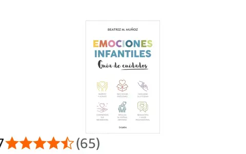 Libro "Emociones Infantiles: Guía de cuidados" de Beatriz M. Muñoz. Explora el respeto, el reconocimiento de emociones y el amor incondicional para niños.