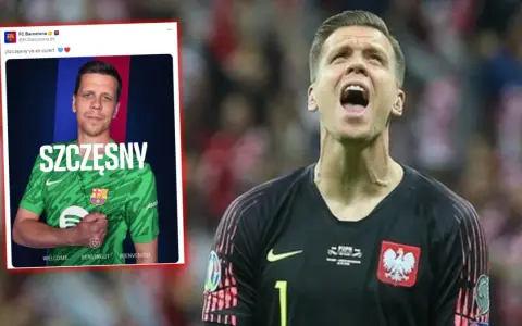 Wojciech Szczęsny, bramkarz, w zielonej koszulce z napisem "SZCZĘSNY" i w czarnej z orłem. Jego wiek nie jest widoczny, ale forma mówi sama za siebie.