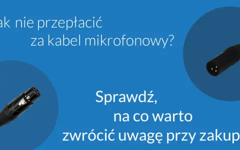 Rodzaje kabli audio: dwa złącza XLR, jedno męskie, drugie żeńskie, pokazują, jak wybrać dobry kabel mikrofonowy.