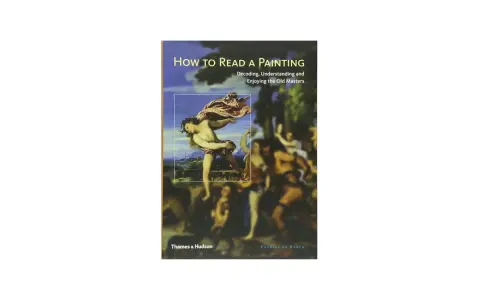 Book cover: "How to Read a Painting" by Patrick de Ryneck, exploring the art of old masters paintings with a detail of a classical figure.