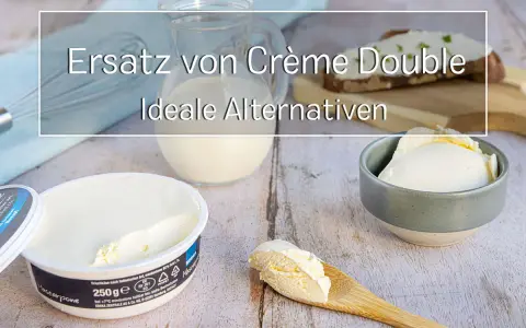 Mascarpone als Ersatz für Crème Double. Cremige Alternativen für süße und herzhafte Gerichte.