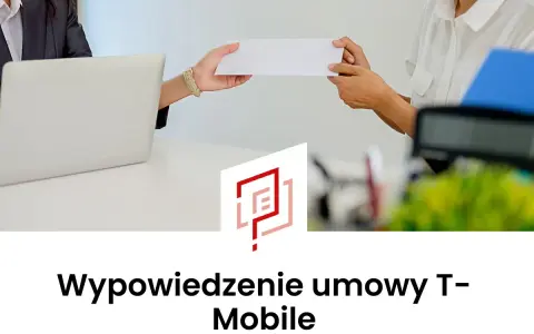 Przekazanie dokumentu, symbolizujące odstąpienie od umowy T-Mobile.