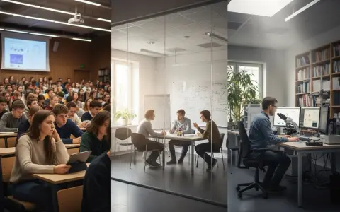 Wykład, dyskusja w sali konferencyjnej i praca w laboratorium – to wszystko może być częścią drogi do zdobycia tytułu magistra.