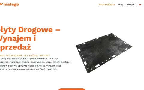 Płyta drogowa wymiary: wytrzymała, czarna, z otworami, idealna na teren budowy. Dostępna na wynajem i sprzedaż.