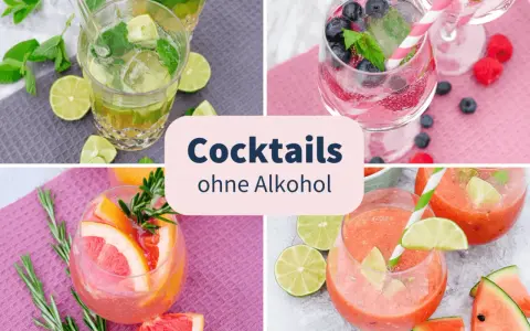 Erfrischende alkoholfreie Cocktails mit Früchten und Kräutern. Ein bunter Mix für jeden Geschmack.