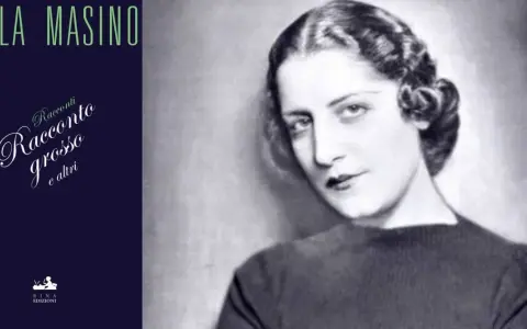 Paola Masino, autrice di "Racconto grosso e altri", ritratta con eleganza.