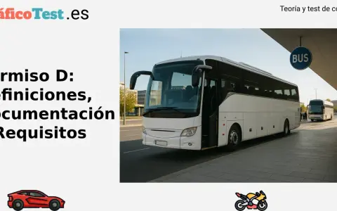 Un autobús blanco espera en una parada. Aprende a conducir un autobús con el Permiso D.