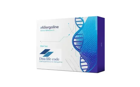 Kit per test genetico "Dna life code" di Allergoline per scoprire l'intolleranza al lattosio genetica.