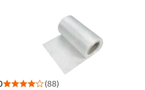 Rolle aus weißem Gewebe, ideal zum Verarbeiten von Glasfasermatten.
