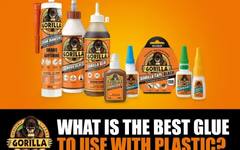 Gorilla offers various types of glue for plastic, including super glues, wood glue, and grab adhesive, all designed for tough jobs.