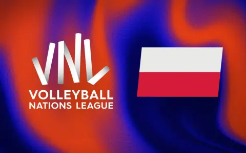 Logo VNL Volleyball Nations League z polską flagą. Czas na emocje, kiedy grają siatkarki!