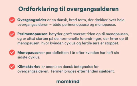 Förklaring av övergångsaldern, perimenopaus och menopaus. Lär dig mer om dessa faser och vanliga menopaus symtom.