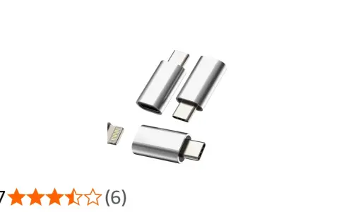 Adapter för att koppla lightning hona till usb c hane. Perfekt för att ladda din iPhone med en USB-C-kabel.