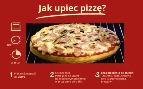 Jak upiec pizzę Guseppe? Idealny czas i temperatura (220°C!)