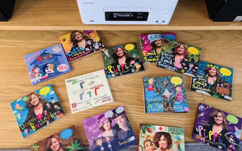 Kolekcja audiobooków i słuchowisk dla dzieci, m.in. Pippi Langstrump, Emil ze Smalandii, Dzieci z Bullerbyn. Idealne do słuchania przy odtwarzaczu Denon.