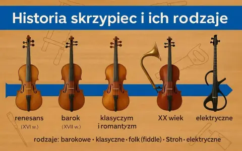 Ewolucja skrzypiec: od renesansu po elektryczne. Zastanawiasz się, ile strun mają skrzypce? Tradycyjnie cztery, ale historia instrumentu jest bogata!