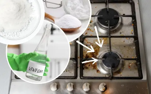 Jak wyczyścić kuchenkę gazową? Soda oczyszczona i ocet to domowe sposoby na pozbycie się tłuszczu i brudu.