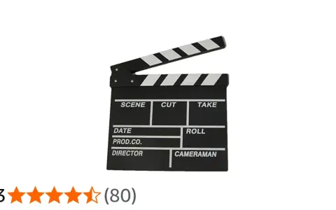 Ciak foto: una lavagna per il cinema, pronta per segnare scena, ciak e ciak.