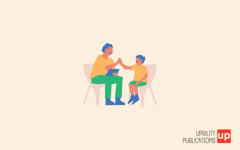 Un terapista ABA incoraggia un bambino con un "cinque". Insieme lavorano per raggiungere obiettivi.
