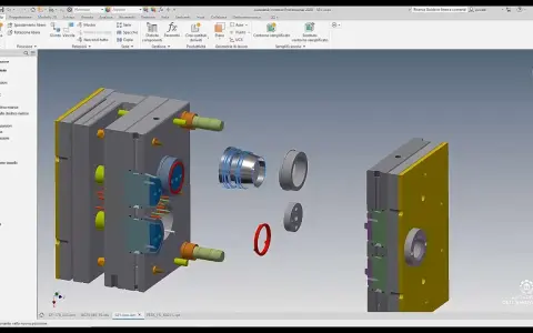 Modellazione di uno stampo con Inventor, un software per inventor di componenti meccanici.