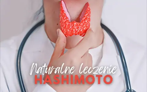 Lekarz pokazuje model tarczycy, sugerując, czy hashimoto jest uleczalne naturalnymi metodami.