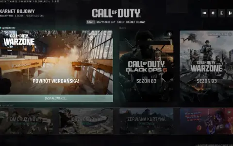 Pantalla de Call of Duty: Warzone. La instalación de Warzone pesa mucho, pero la acción vale la pena. ¡A descargar!