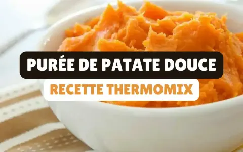 Un bol de purée de patate douce onctueuse, prête à être dégustée. Une recette facile à réaliser.
