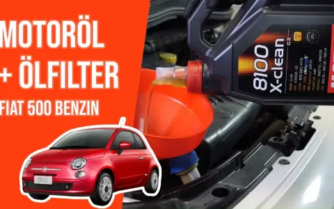 Die richtige Ölmenge und -art für Ihren Fiat 500 Motoröl wechseln