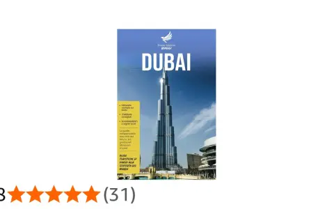 Cover of a Dubai travel guide featuring the Burj Khalifa skyscraper against a blue sky.