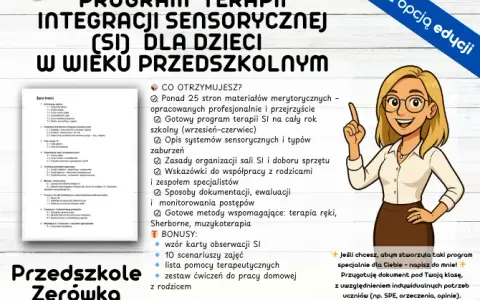 Opinia o dziecku z SI w przedszkolu: Jak pomóc i co zawiera?