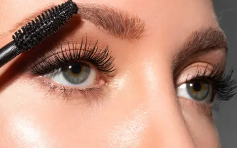 Application de mascara pour une extension de cils différente pose, allongeant et volumisant chaque cil pour un regard intense.