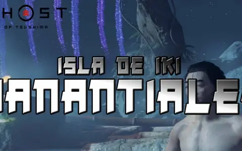 Jin Sakai se relaja en los manantiales de la Isla de Iki en Ghost of Tsushima.