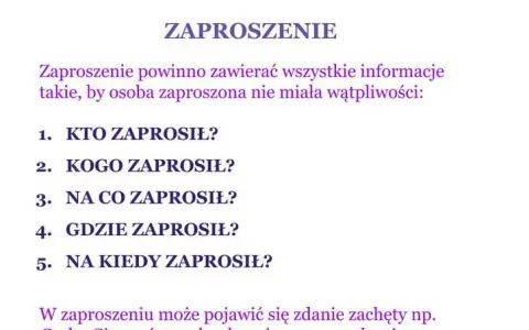 Jak napisać zaproszenie przykład – wzory i porady na różne okazje
