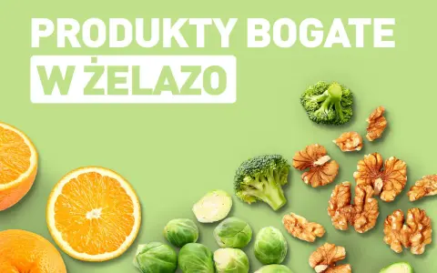 Oranże, brokuły, brukselka i orzechy włoskie – naturalne produkty bogate w żelazo dla zdrowia.