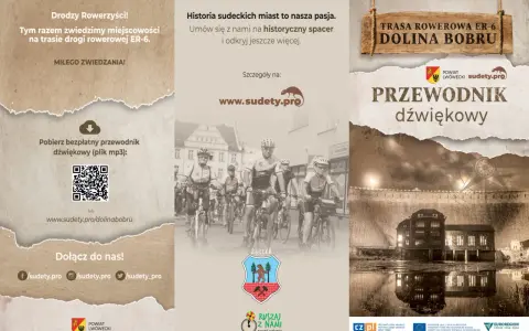 Trasa rowerowa ER-6 Dolina Bobru zaprasza na dźwiękową podróż po Sudetach. Odkryj historię i piękno regionu.