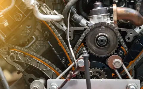 Silnik Ford Focus MK3 1.6 benzyna. Rozrząd na łańcuchu, co ile wymiana? Sprawdź stan napinaczy i prowadnic.