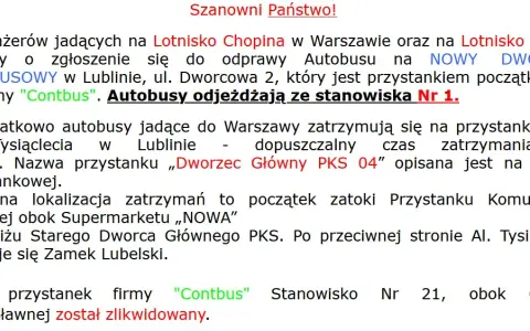 Contbus Warszawa-Lublin: Rozkład, ceny, bilety Wszystko, co musisz wiedzieć