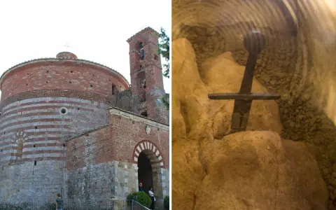 La spada nella roccia a San Galgano, un'antica leggenda che si svela.