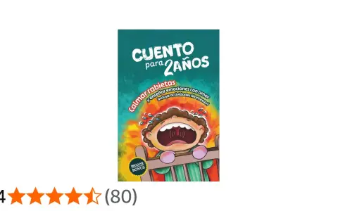 Libro "Cuento para 2 años" para calmar berrinches y enseñar emociones. Incluye actividades Montessori.