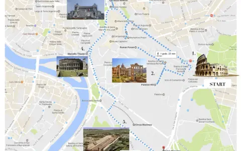 Spacerem po Rzymie: Koloseum, Forum Romanum, Palatyn, Cyrk Maximus i inne rzymskie atrakcje.