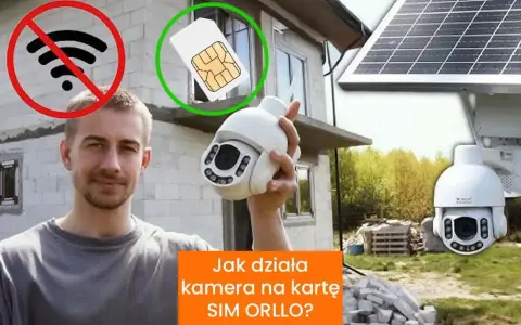 Jaka karta SIM do kamery? Zobacz, jak działa kamera ORLLO na kartę SIM, gdy Wi-Fi nie działa.